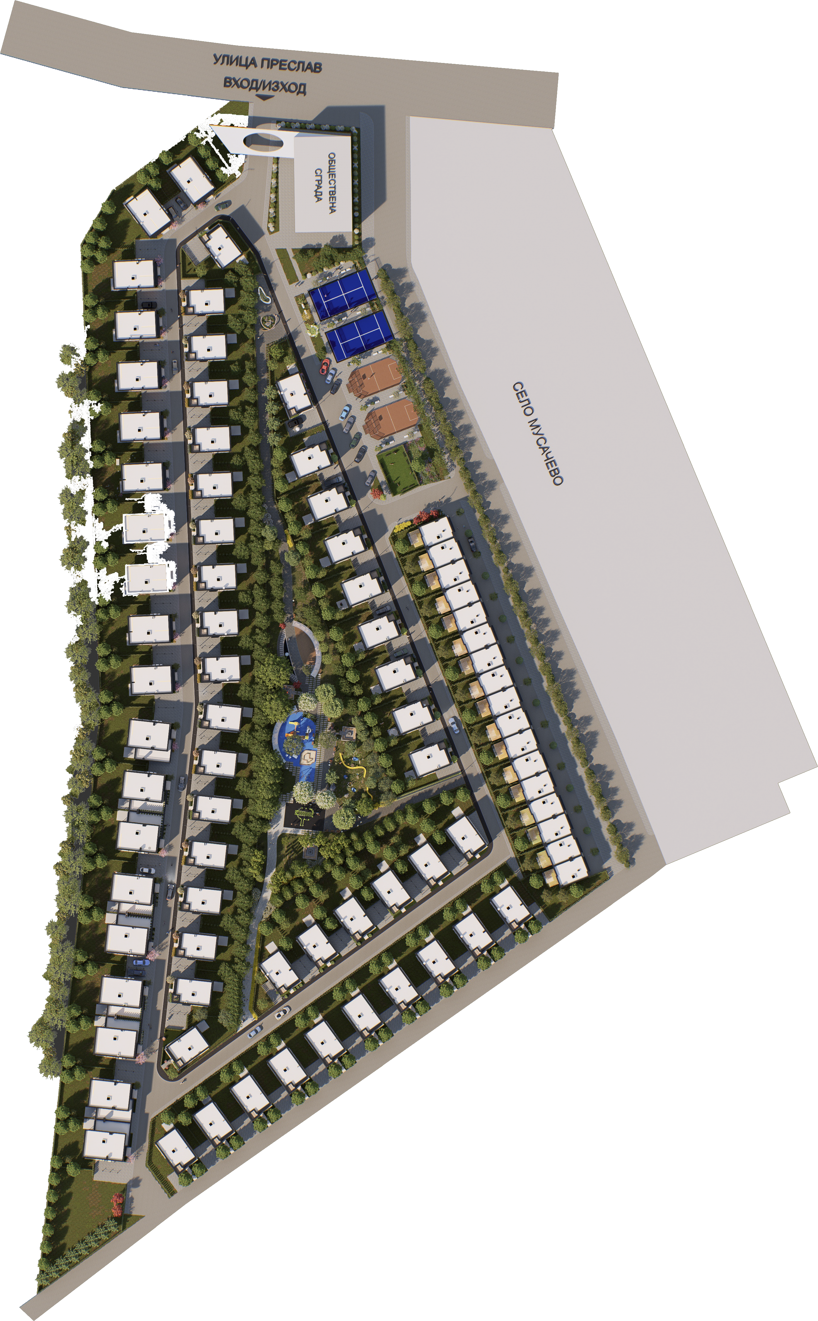 Генерален план на OxResidence